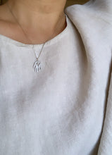 Load image into Gallery viewer, Heart n&#39; Hand Necklace -M -
